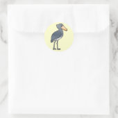 Birdorable Shoebill Ronde Sticker (Tas)