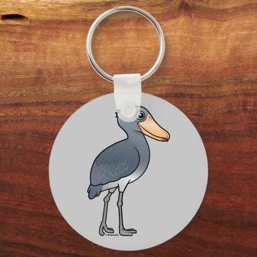 Birdorable Shoebill Sleutelhanger (Voorkant)
