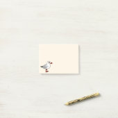 Birdorable Silver Gull Post-it® Notes (Op bureau)