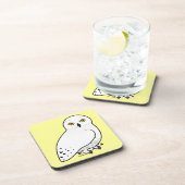 Birdorable Snowy Owl Drankjes Onderzetter (Rechterzijde)