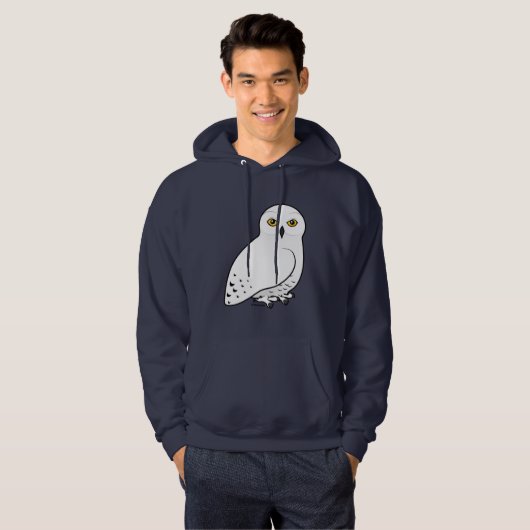 Birdorable Snowy Owl Hoodie (Voorkant volledig)