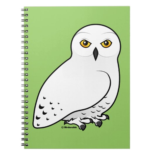 Birdorable Snowy Owl Notitieboek (Voorkant)