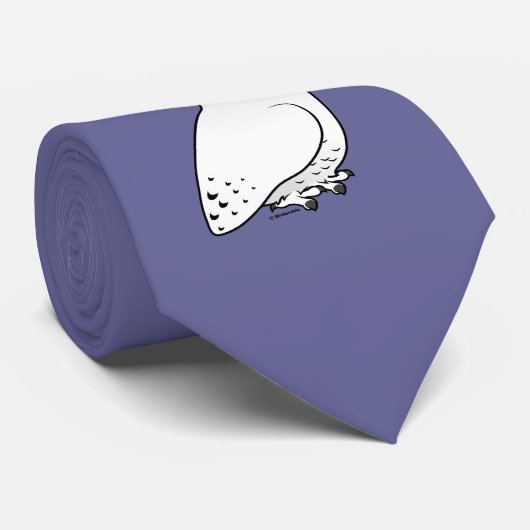 Birdorable Snowy Owl Stropdas (Opgerold)