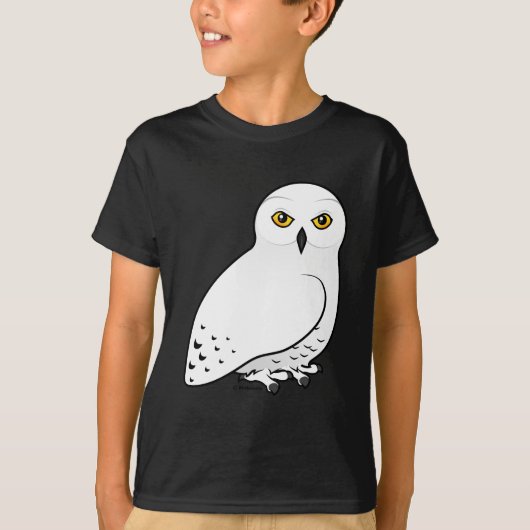 Birdorable Snowy Owl T-shirt (Voorkant)