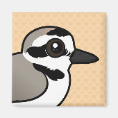 Birdorable Snowy Plover Magneet (Voorkant)