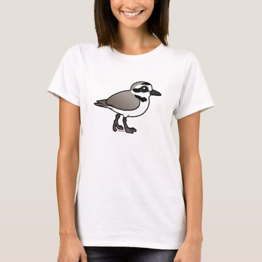 Birdorable Snowy Plover T-shirt (Voorkant)