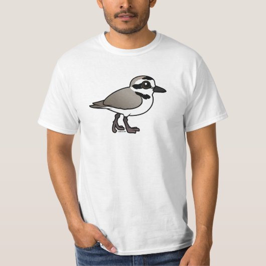 Birdorable Snowy Plover T-shirt (Voorkant)
