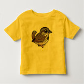 Birdorable Song Sparrow Kinder Shirts (Voorkant)