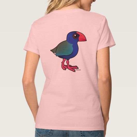Birdorable South Island Takahe T-shirt (Achterkant)