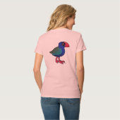Birdorable South Island Takahe T-shirt (Achterkant volledig)