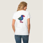 Birdorable South Island Takahe T-shirt (Achterkant volledig)