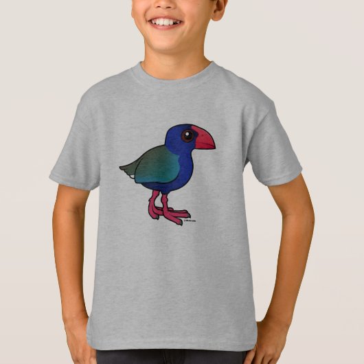 Birdorable South Island Takahe T-shirt (Voorkant)