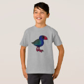 Birdorable South Island Takahe T-shirt (Voorkant volledig)