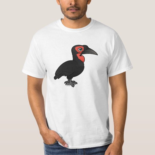 Birdorable Southern Ground Hornbill T-shirt (Voorkant)