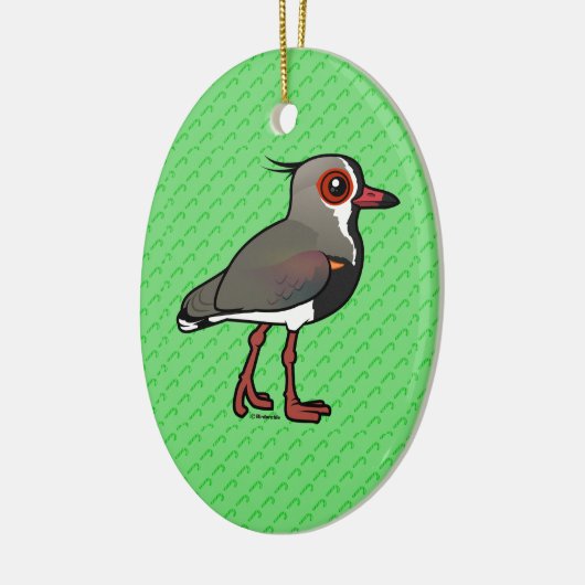 Birdorable Southern Lapwing Keramisch Ornament (Links)