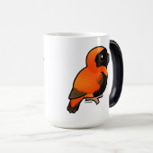 Birdorable Southern Red Bishop Magische Mok (Voorkant rechts)
