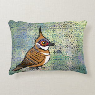 Birdorable Spinifex Pigeon Cartoon Bird Accent Kussen
