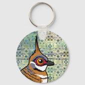 Birdorable Spinifex Pigeon Cartoon Bird Sleutelhanger (Achterkant)