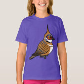 Birdorable Spinifex Pigeon Cartoon Bird T-shirt (Voorkant)