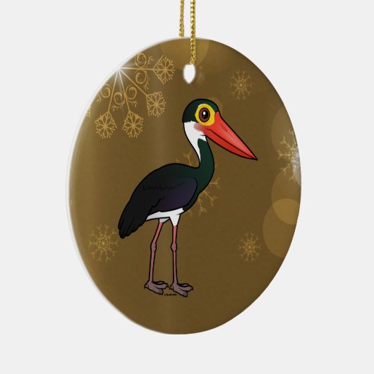Birdorable Storm Stork Keramisch Ornament (Rechts)