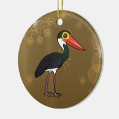 Birdorable Storm Stork Keramisch Ornament (Links)