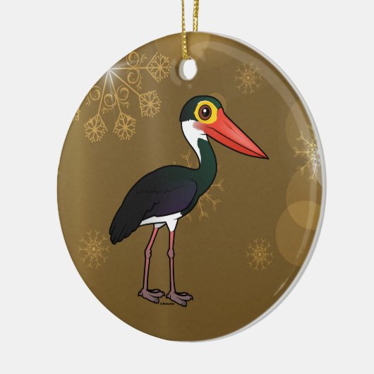 Birdorable Storm Stork Keramisch Ornament (Links)