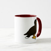 Birdorable Striated Caracara Mok (Voorkant rechts)