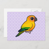 Birdorable Sun Parakeet Briefkaart (Voorkant / Achterkant)