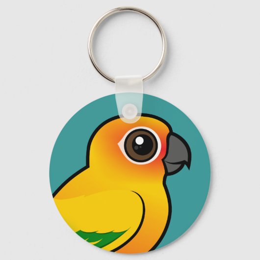 Birdorable Sun Parakeet Sleutelhanger (Voorkant)