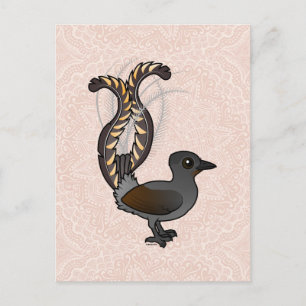 Birdorable Superb Lyrebird Briefkaart