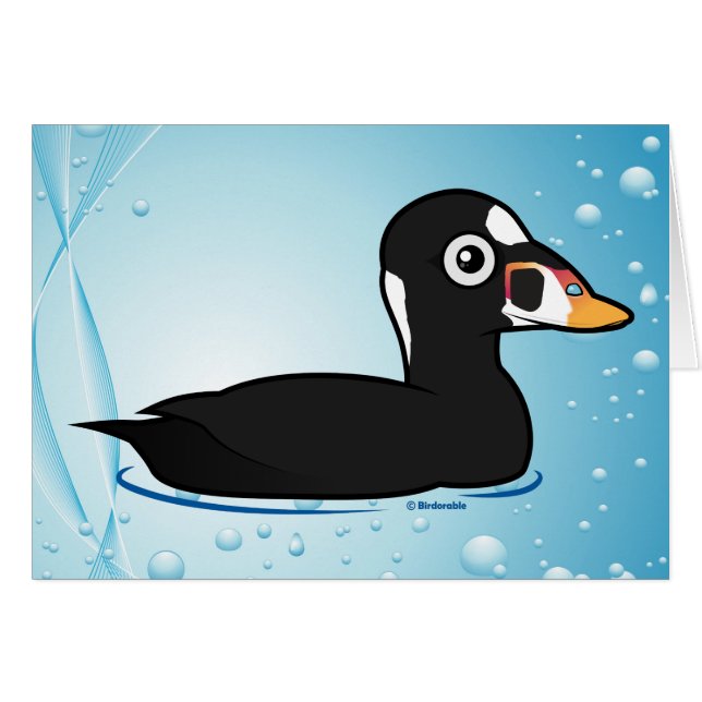 Birdorable Surf Scoter (Voorkant Horizontaal)
