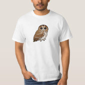 Birdorable Tawny Owl T-shirt (Voorkant)