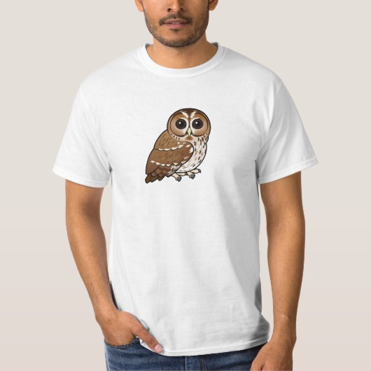 Birdorable Tawny Owl T-shirt (Voorkant)
