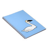 Birdorable Trompetzwaan Notitieboek (Rechterzijde)