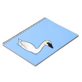Birdorable Trompetzwaan Notitieboek (Linkerzijde)