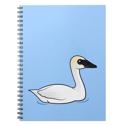 Birdorable Trompetzwaan Notitieboek (Voorkant)
