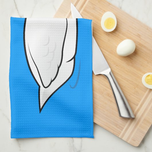 Birdorable Trumpeter Swan Theedoek (Quarter Fold)