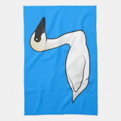 Birdorable Trumpeter Swan Theedoek (Verticaal)