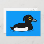Birdorable Tufted Duck Briefkaart (Voorkant / Achterkant)