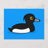 Birdorable Tufted Duck Briefkaart (Voorkant)