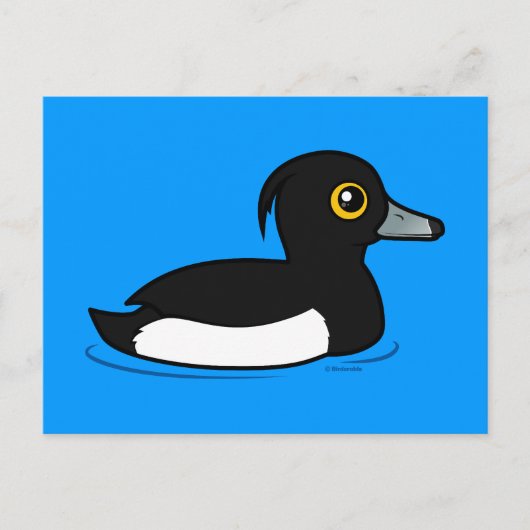 Birdorable Tufted Duck Briefkaart (Voorkant)