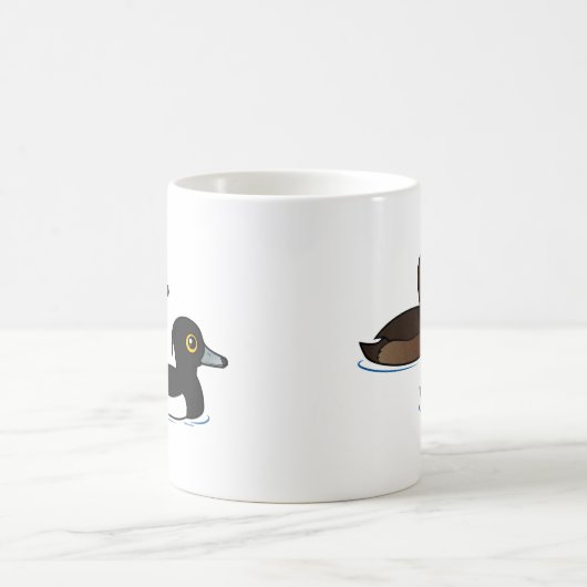 Birdorable Tufted Duck pair Magische Mok (Center)