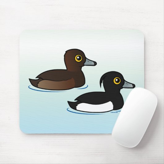 Birdorable Tufted Duck pair Muismat (Met muis)