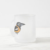 Birdorable Venezolaanse Troupial Matglas Koffiemok (Voorkant links)