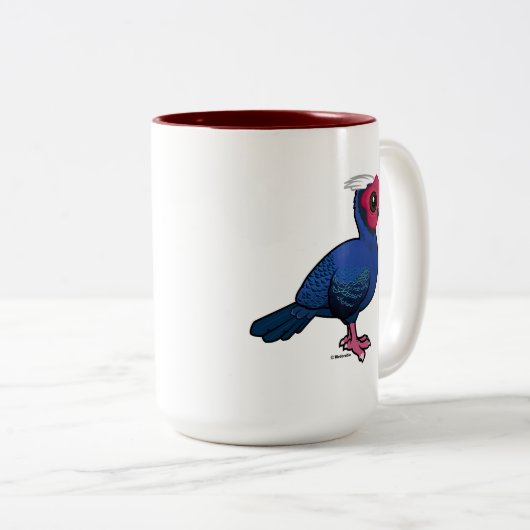 Birdorable Vietnam Pheasant Tweekleurige Koffiemok (Voorkant rechts)