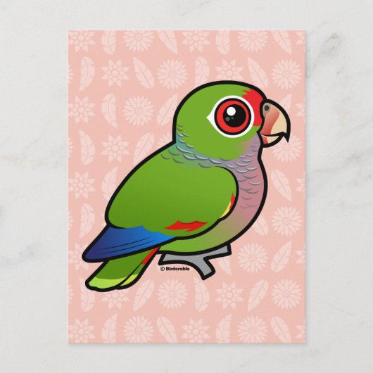 Birdorable Vinacous Parrot Briefkaart (Voorkant)