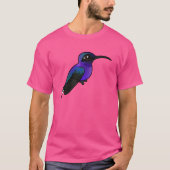 Birdorable Violet Sabrewing kolibrie T-shirt (Voorkant)
