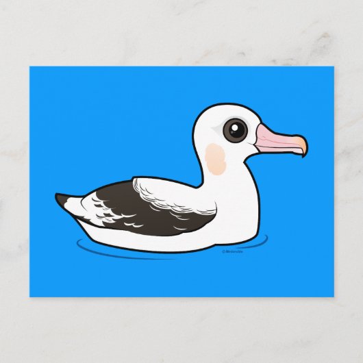 Birdorable Wandering Albatross Briefkaart (Voorkant)