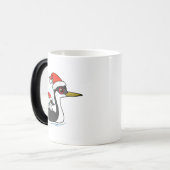 Birdorable Western Grebe Santa Magische Mok (Voorkant links)