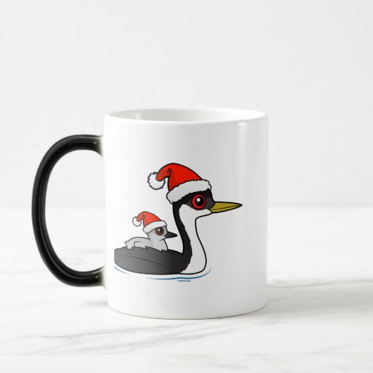 Birdorable Western Grebe Santa Magische Mok (Links)